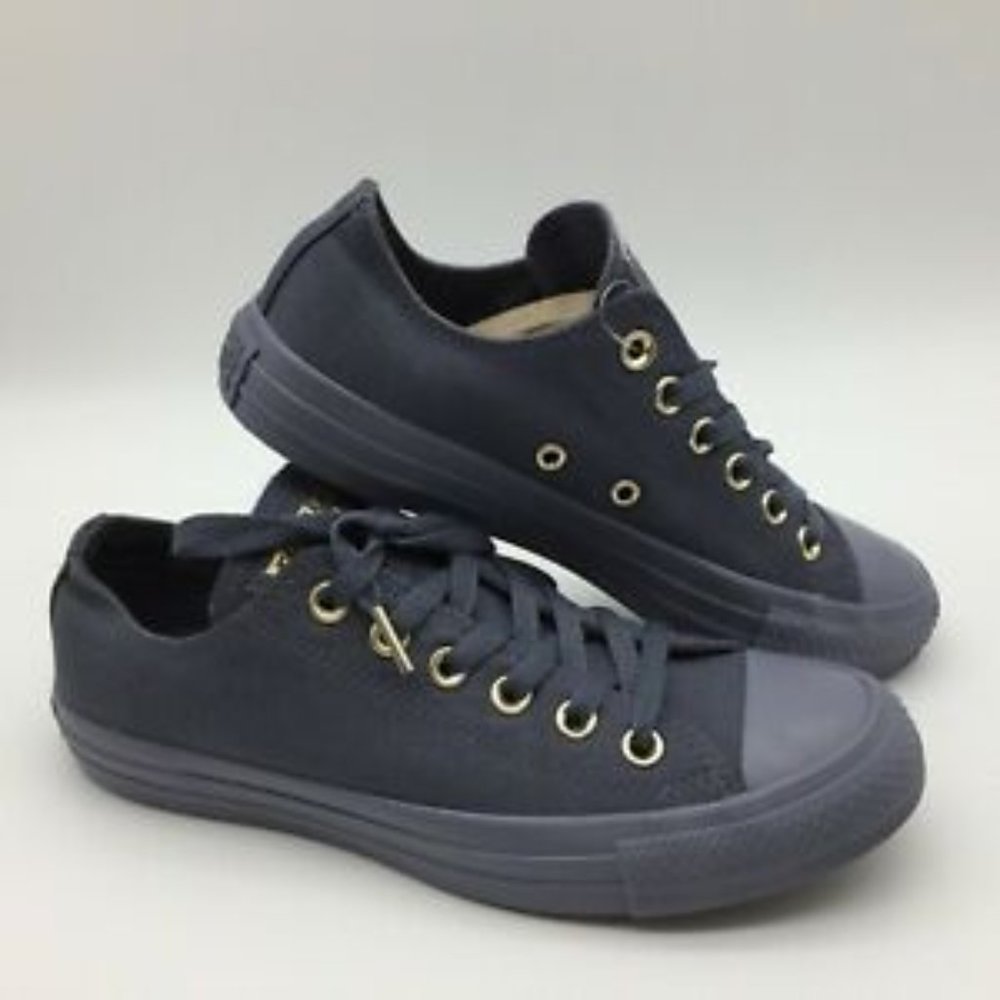 Black and Gold Star Edition Converse